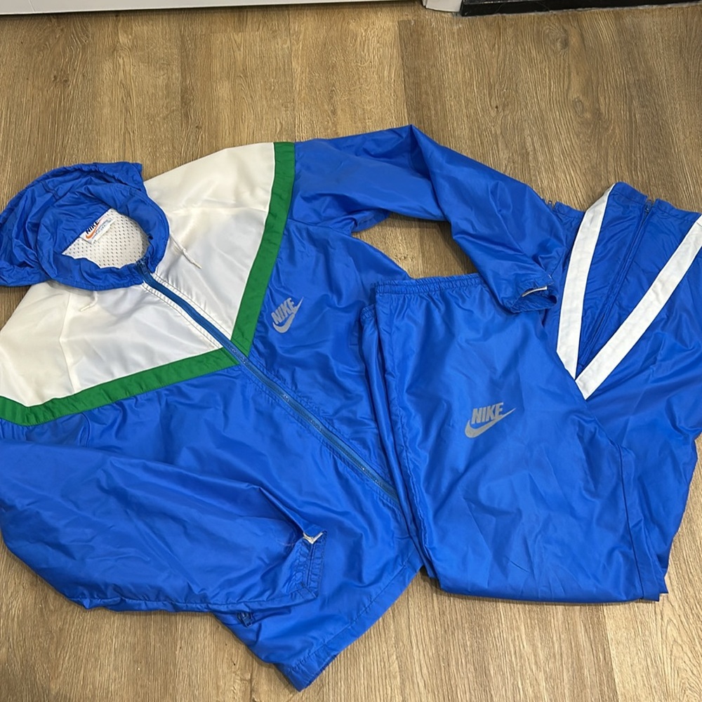 Vintage NIKE Super RARE 80’s MADE in USA!!! Tracksuit |Size Large - Picture 3 of 14